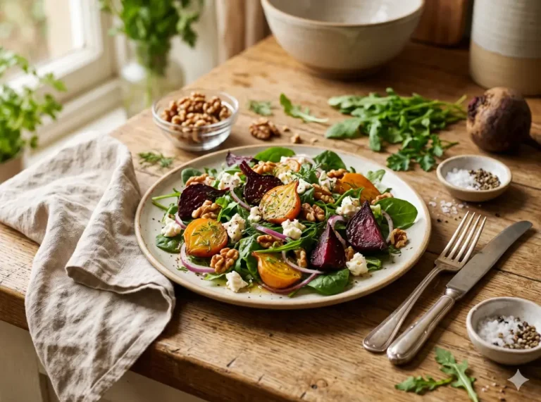 Beetroot, Walnut & Feta Salad