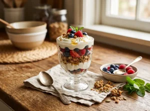 High-Protein Greek Yogurt Parfait