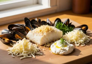 Foods High in Iodine: Cod, Mussels, Parmesan, Mozzarella, thick Greek yogurt