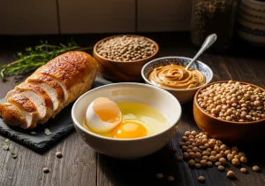 Foods High in Choline: Eggs, Chickpeas, Lentils, Peanut Butter, Chicken Breast
