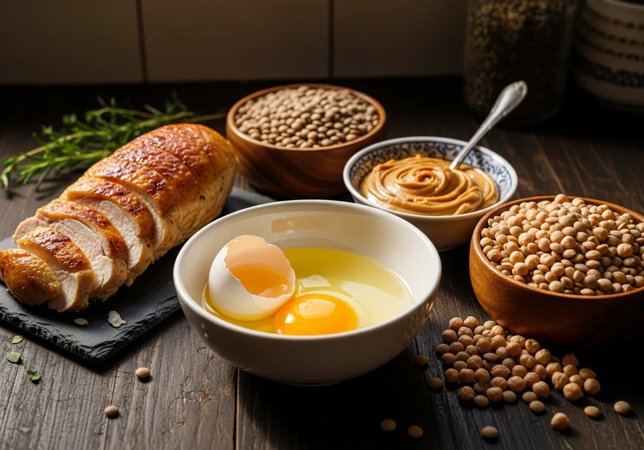 Foods High in Choline: Eggs, Chickpeas, Lentils, Peanut Butter, Chicken Breast