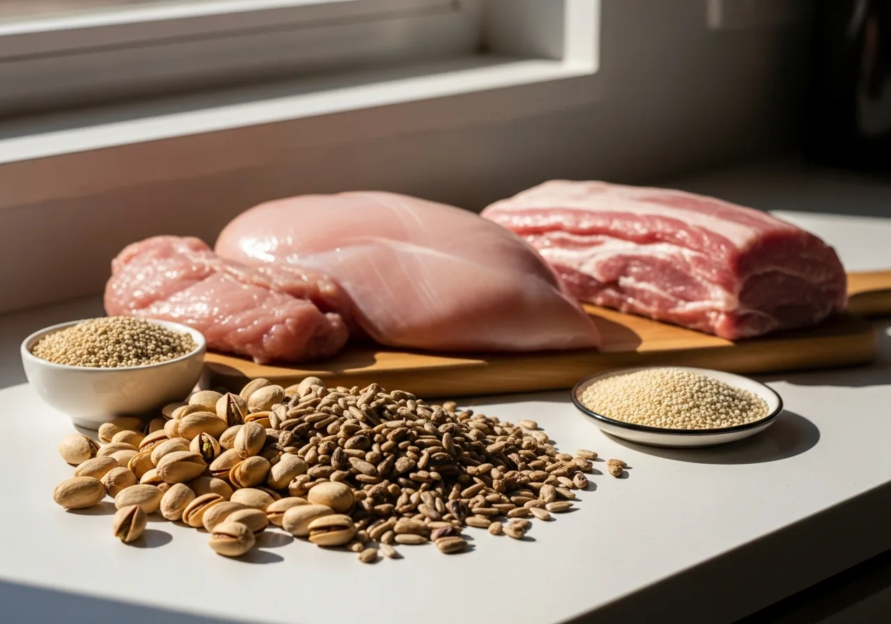 Foods High in Vitamin B6: Pistachios, Sunflower Seeds, Turkey Breast, Sesame Seeds, Pork Tenderloin
