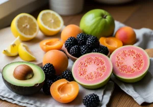 High-Protein Fruits: Guava, Avocado, Apricot, Blackberries, Lemon